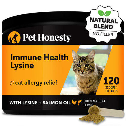 Immune Health Lysine Powder for Cats (Chicken & Tuna Flavor)