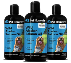 Wild Alaskan Salmon Oil 3-Pack (48 Ounces)