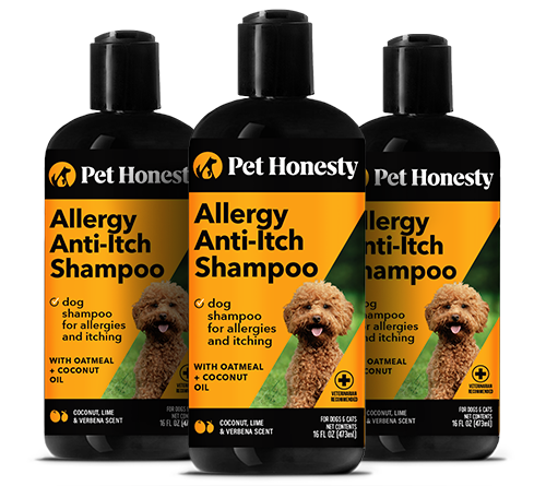 Allergy Anti-Itch Shampoo (16 ounce) 3-Pack PetHonesty