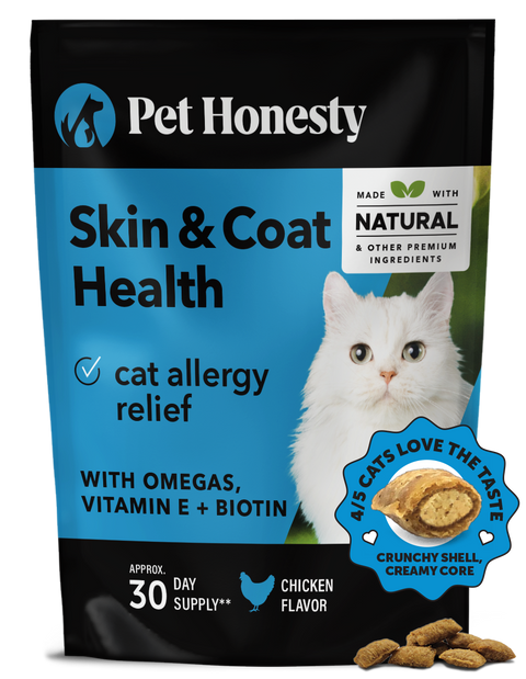 Skin Coat Health for Cats Chicken Flavor Pet Honesty
