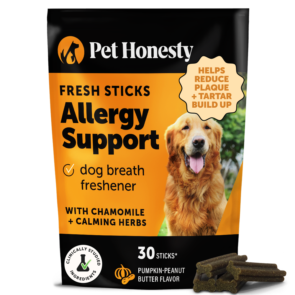 Allergy Support Fresh Sticks for Dogs - Pumpkin Peanut Butter - 30ct