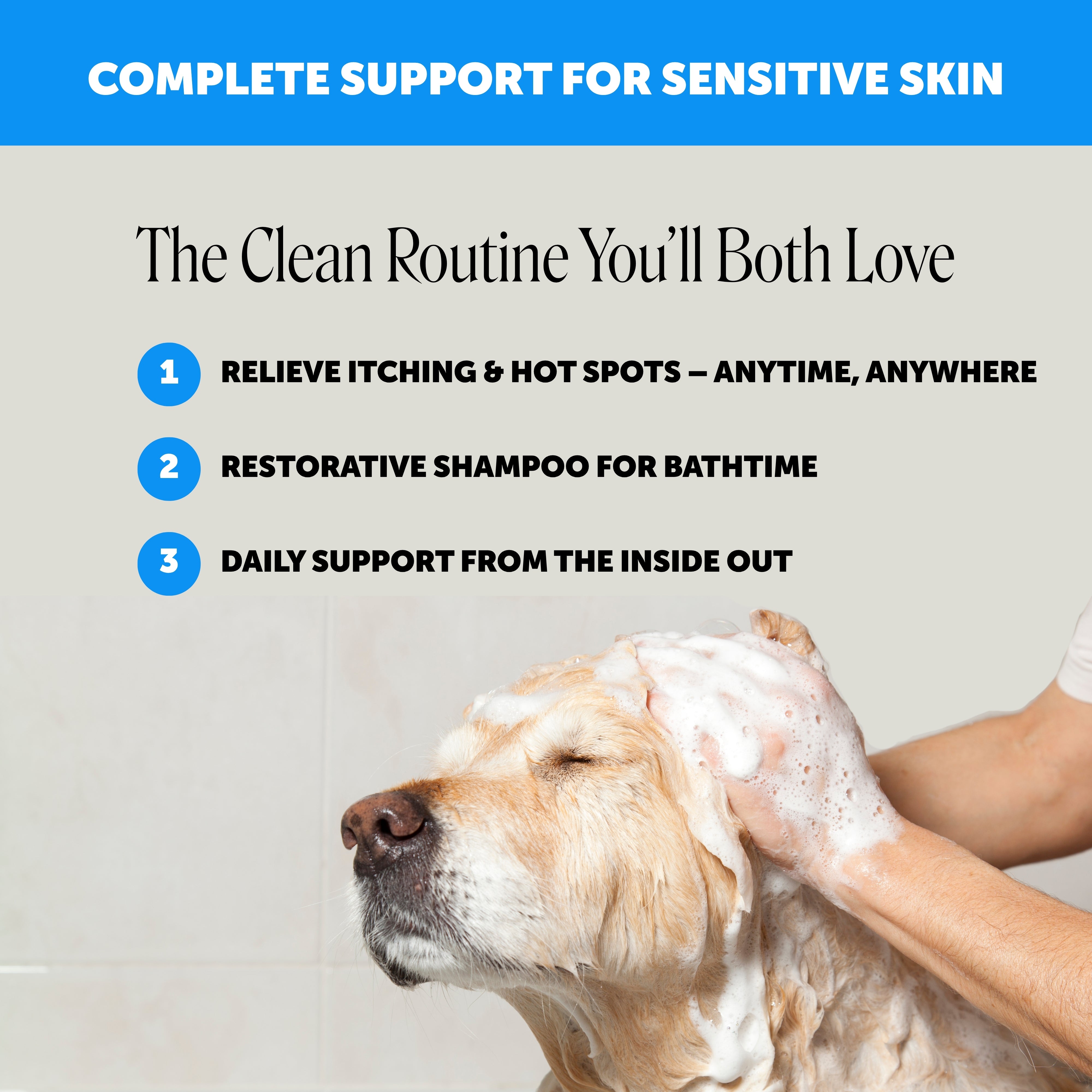 Restore + Soothe 2:1 Shampoo + Conditioner (16 Ounce)