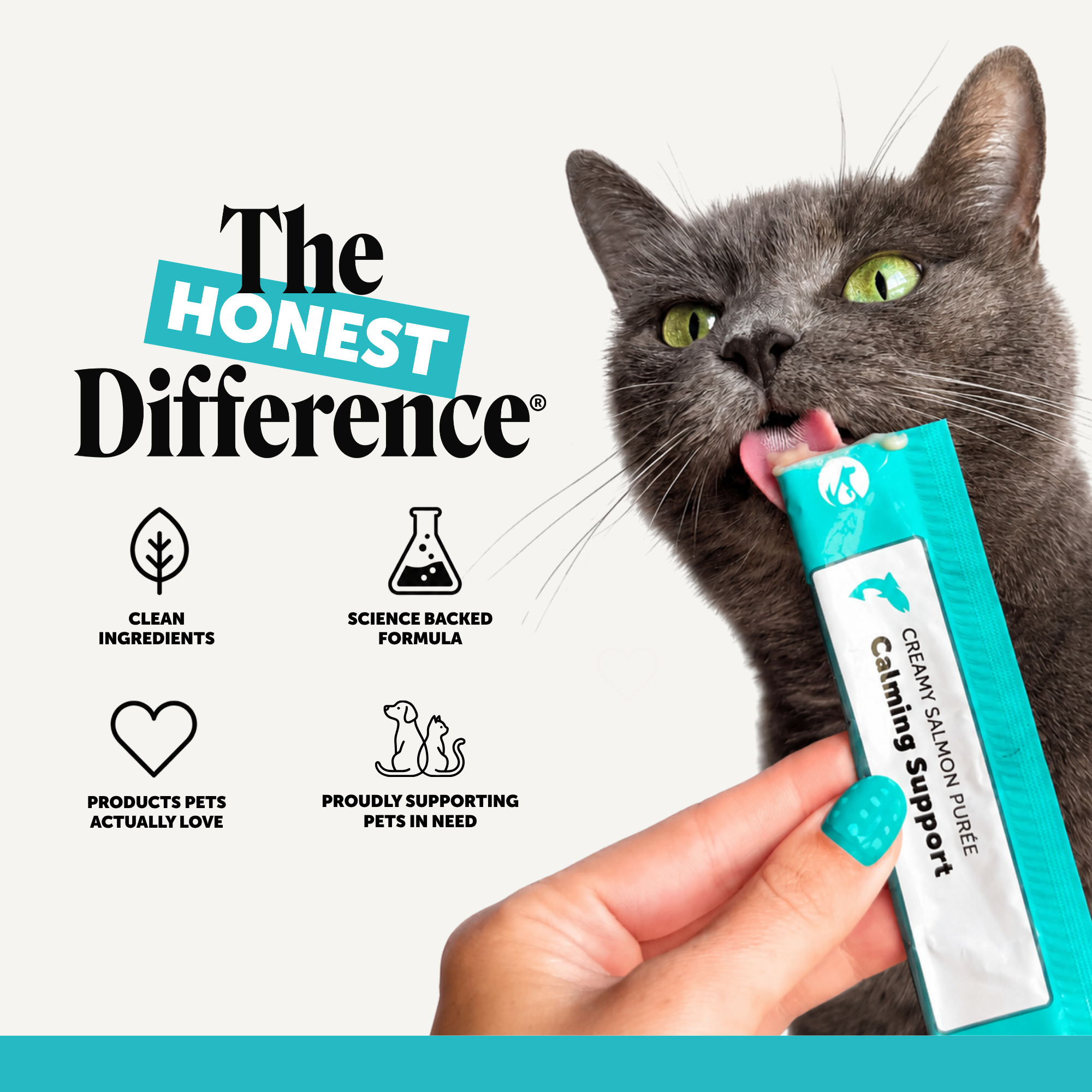 Squeezables Calming Supplement for Cats, 20 Pouches