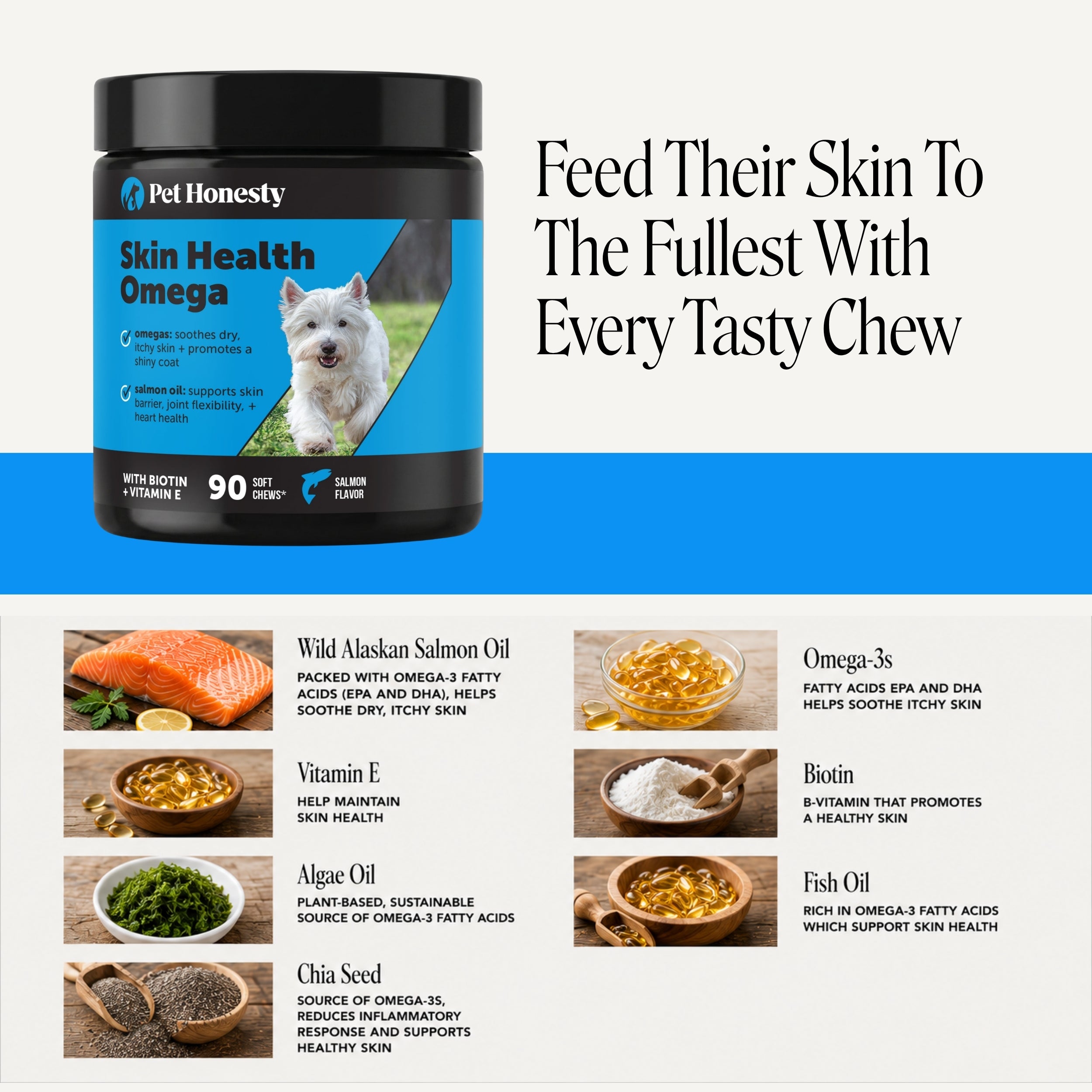 Skin Health Omega (Salmon Flavor)
