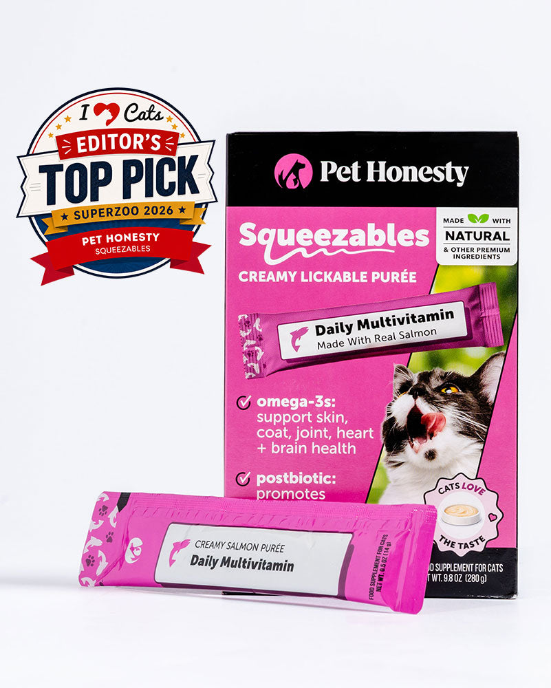 Squeezables Multivitamin Lickable Supplements for Cats, 20 Pouches