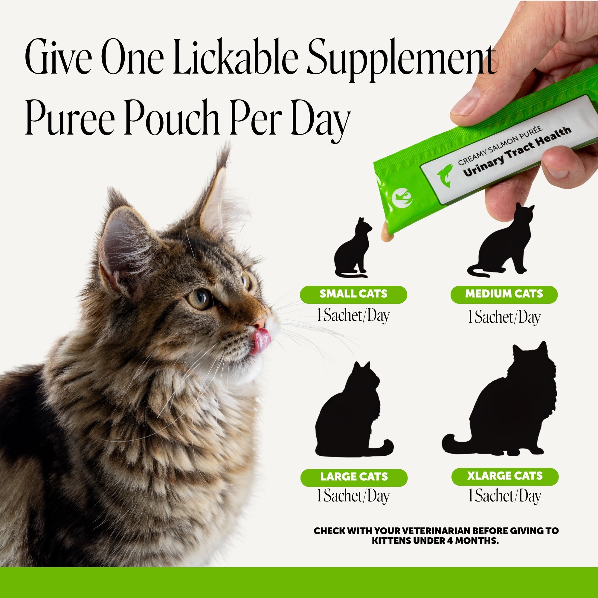 Squeezables Urinary Tract Health Supplement for Cats, 20 Pouches