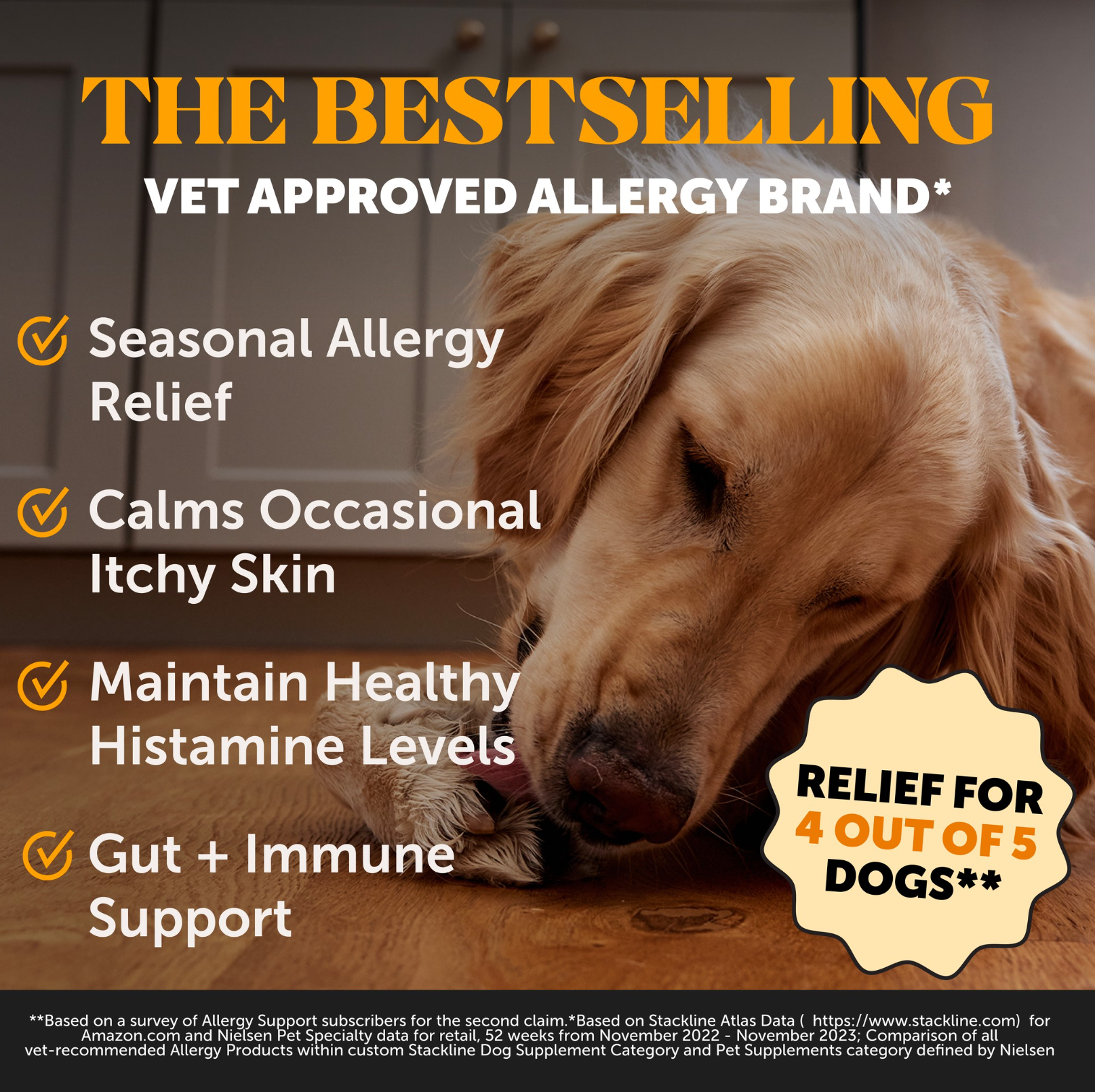 Allergy Support Chews for Dogs (Salmon Flavor)