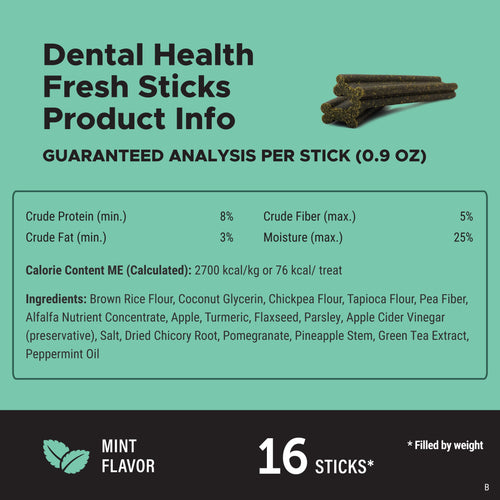 Dental Health Fresh Sticks for Dogs Pet Honesty