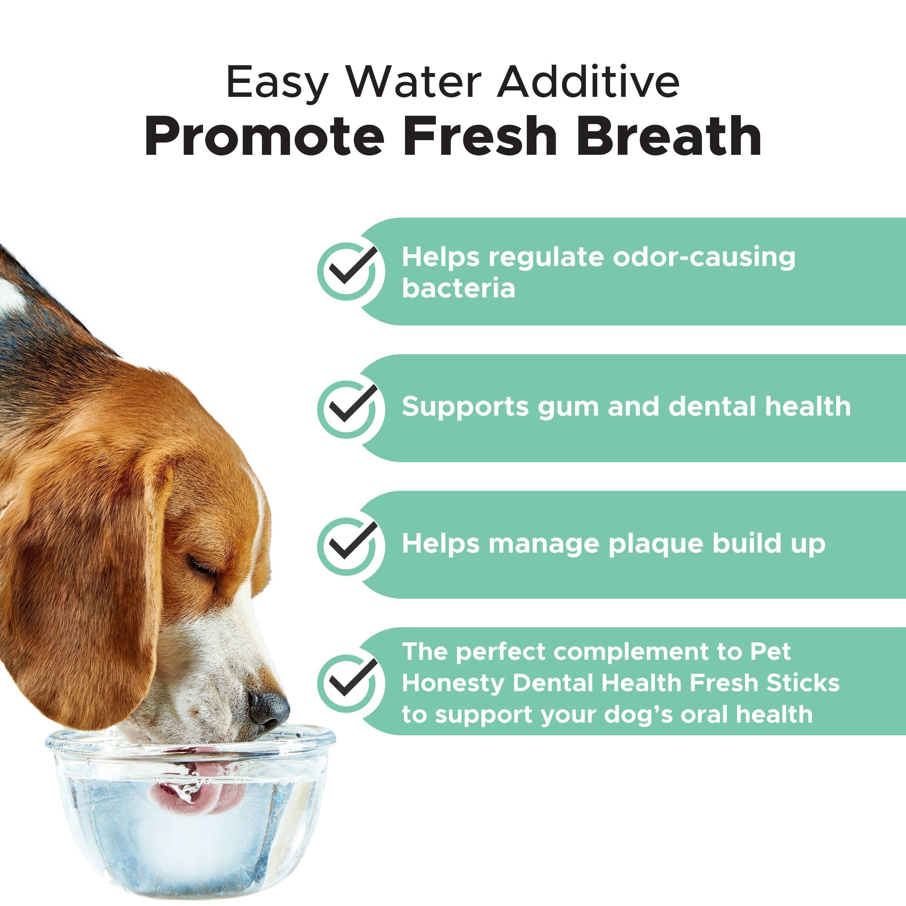 Oral Hygiene Dental Water 3-Pack (24 Ounces) 3-Packs PetHonesty 