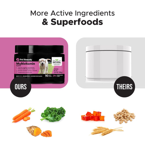 Multivitamin Puppy For Dogs 412 Months Pet Honesty